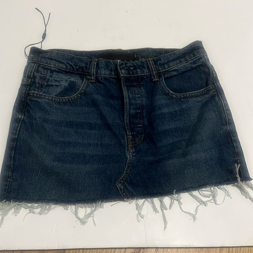 ALEXANDER WANG DEMIN FRINGE END MINI SKIRT SIZE 26
